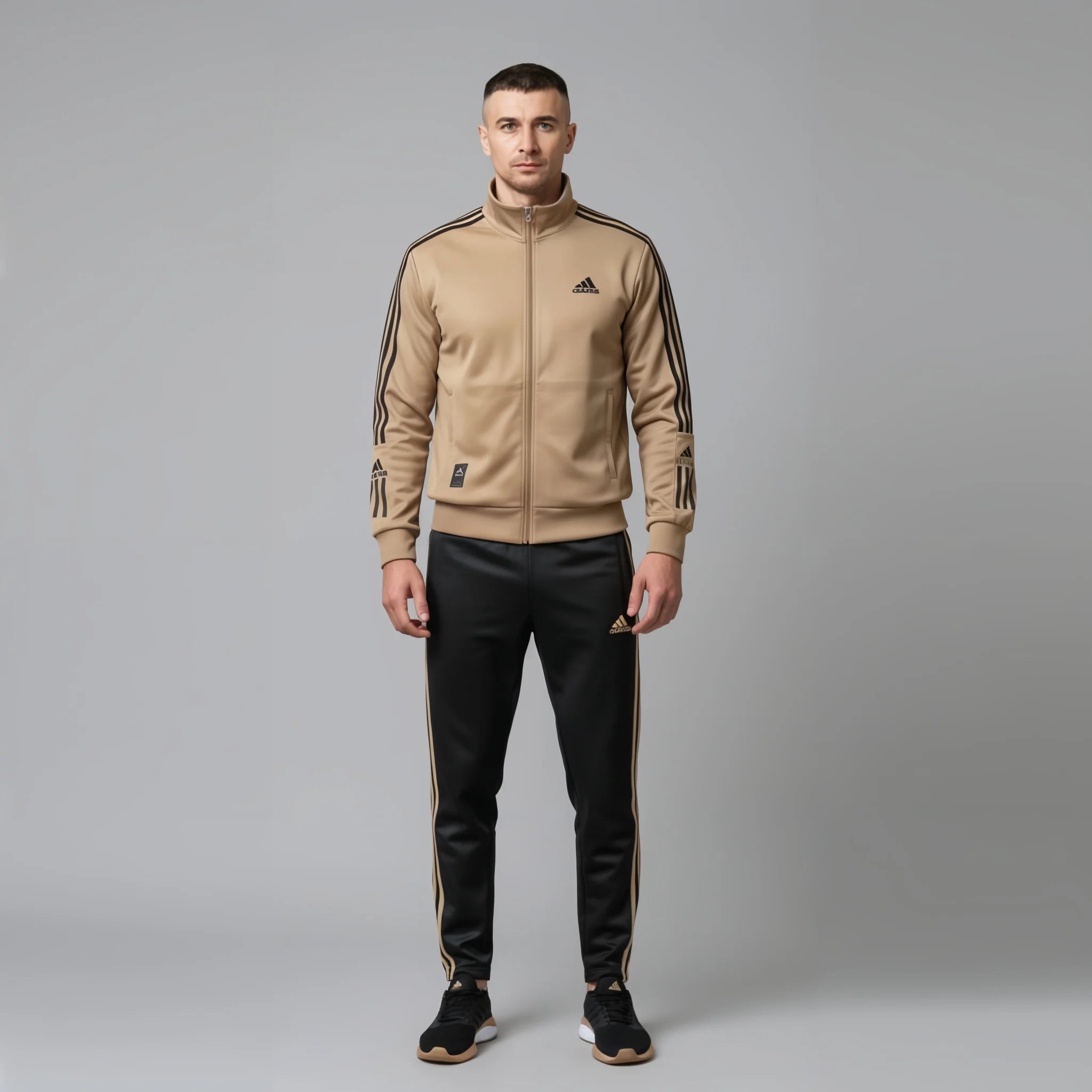 Light Brown Tracksuit - TS 04
