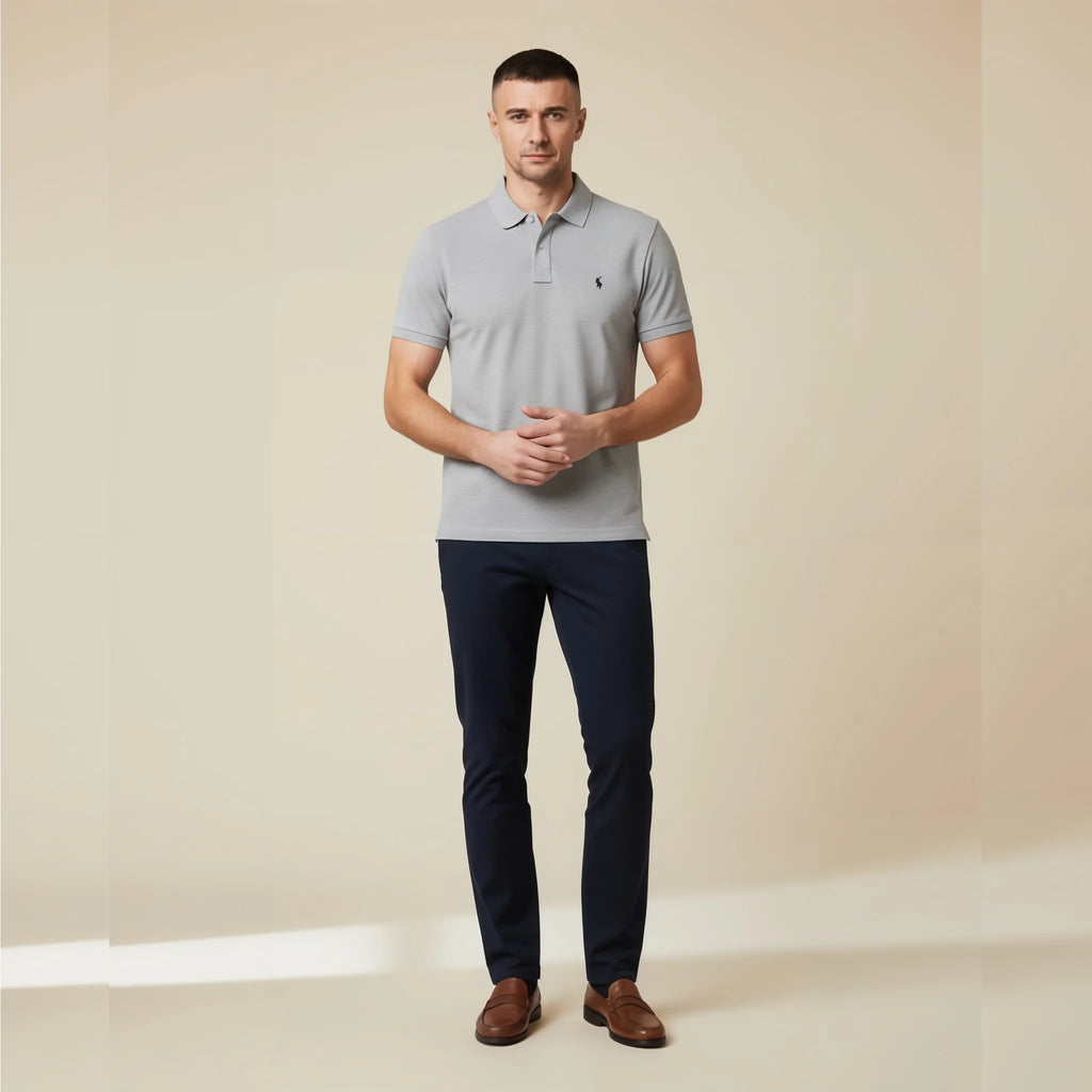 Silver Polo T-shirt - CTS 05